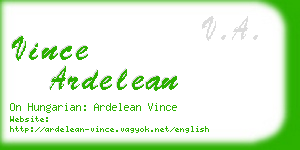 vince ardelean business card